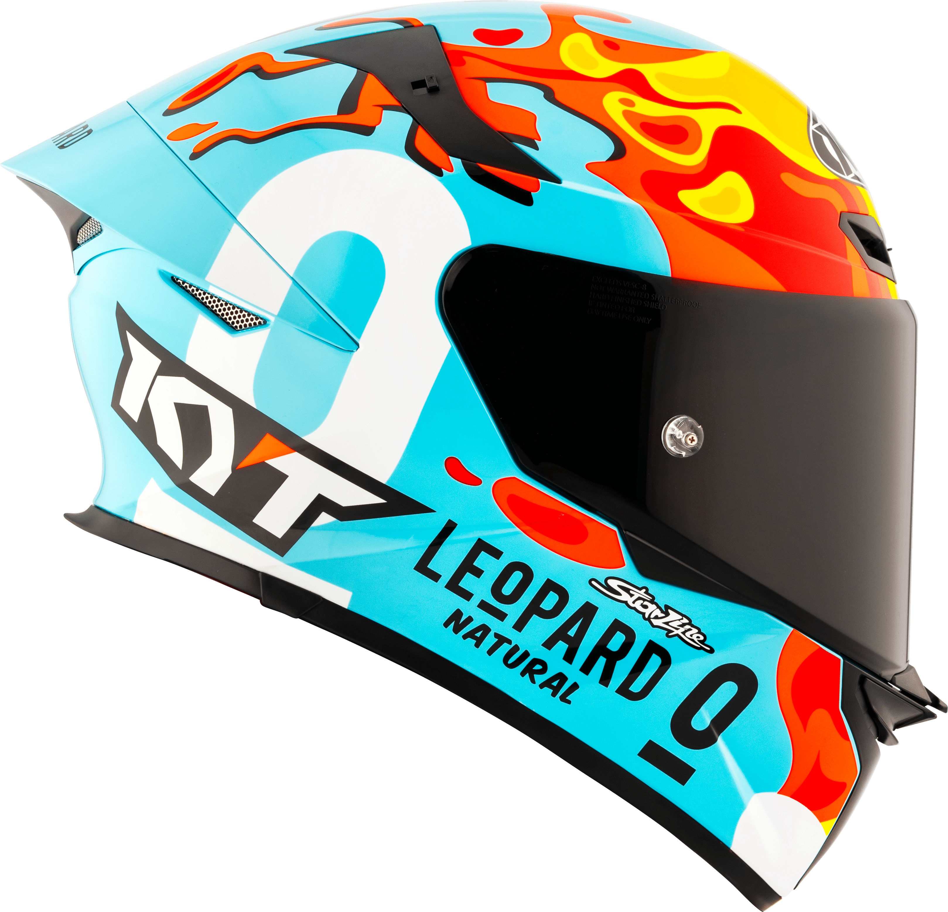 KYT TT-Revo Capacete Réplica Leopard Aragon Y6TR0054 