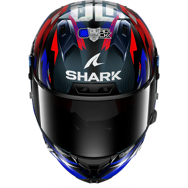 Shark Aeron Helmet Johann Zarco Replica GP of France – Carbon Blue Chrome 