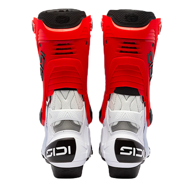 Sidi Rex Air Motorcycle Boots White/Red 391 