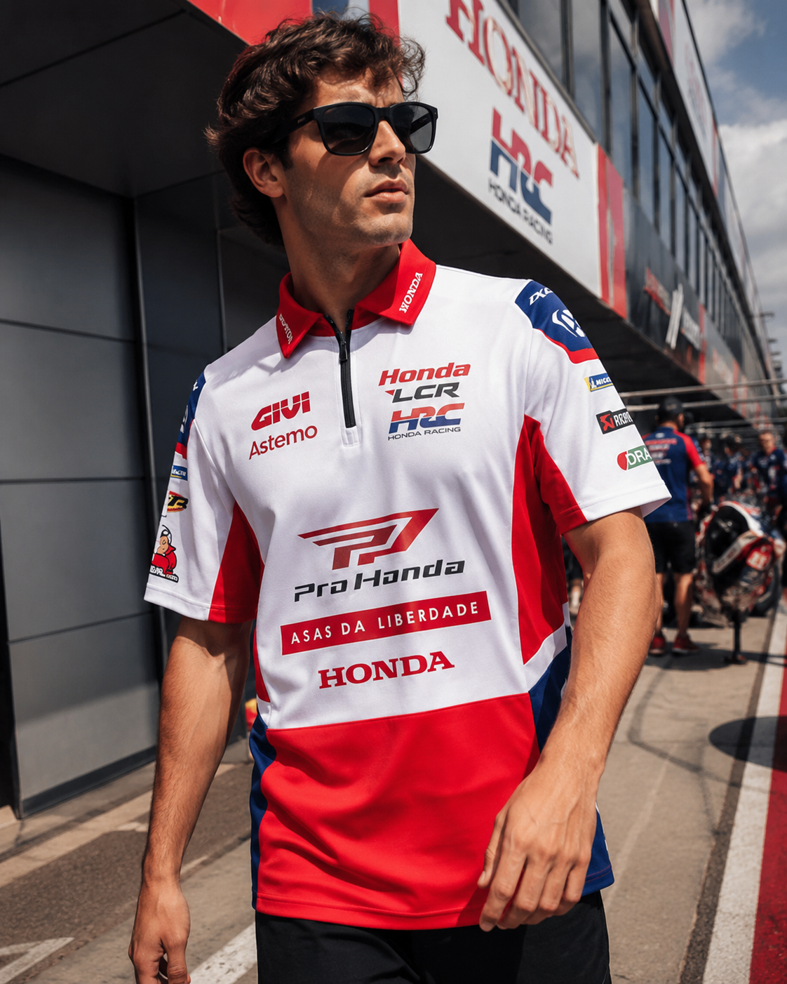 Polo Replica da equipa de corridas LCR Honda 2026 IXON 
