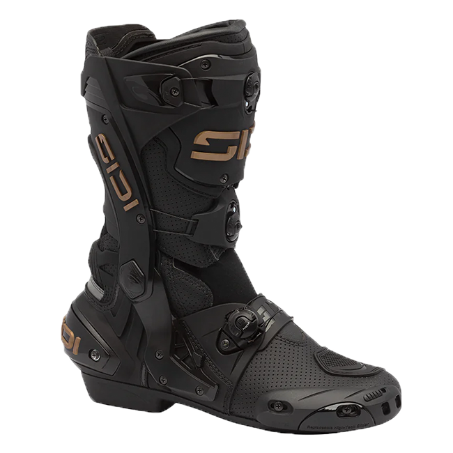 Botas de moto Sidi Rex Air Preto/Bronze 191 