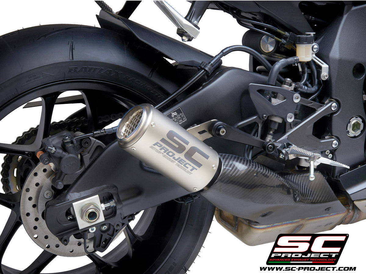 Escapamento SC-Project Slip-On CR-T Yamaha YZF-R1/M RN65 (20-25) Y11C-T36 