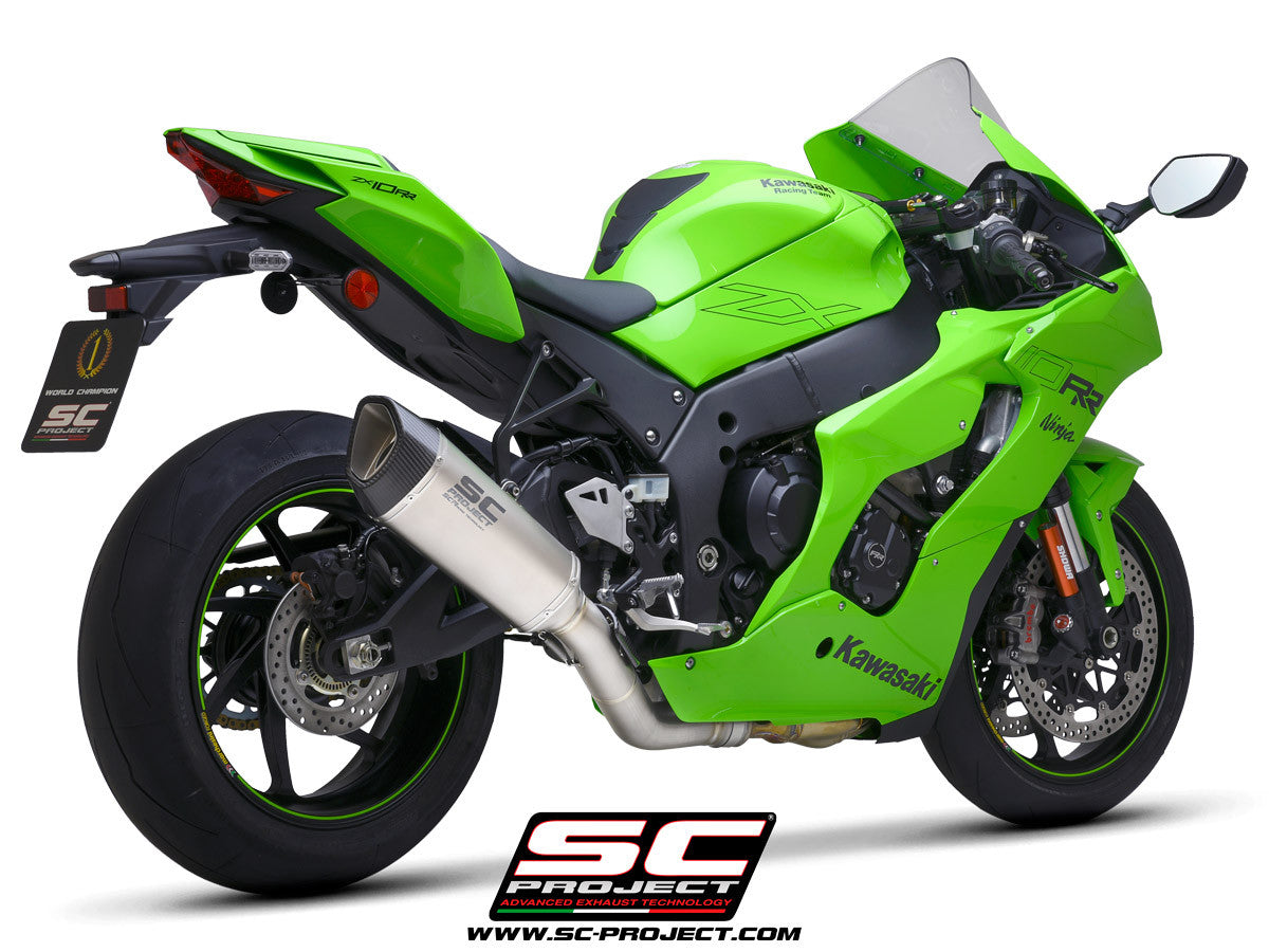 SC-Project Slip-on SC1-R + KAWASAKI KAWASAKI ZX-10 R/RR (21-25) K38a-Det91c