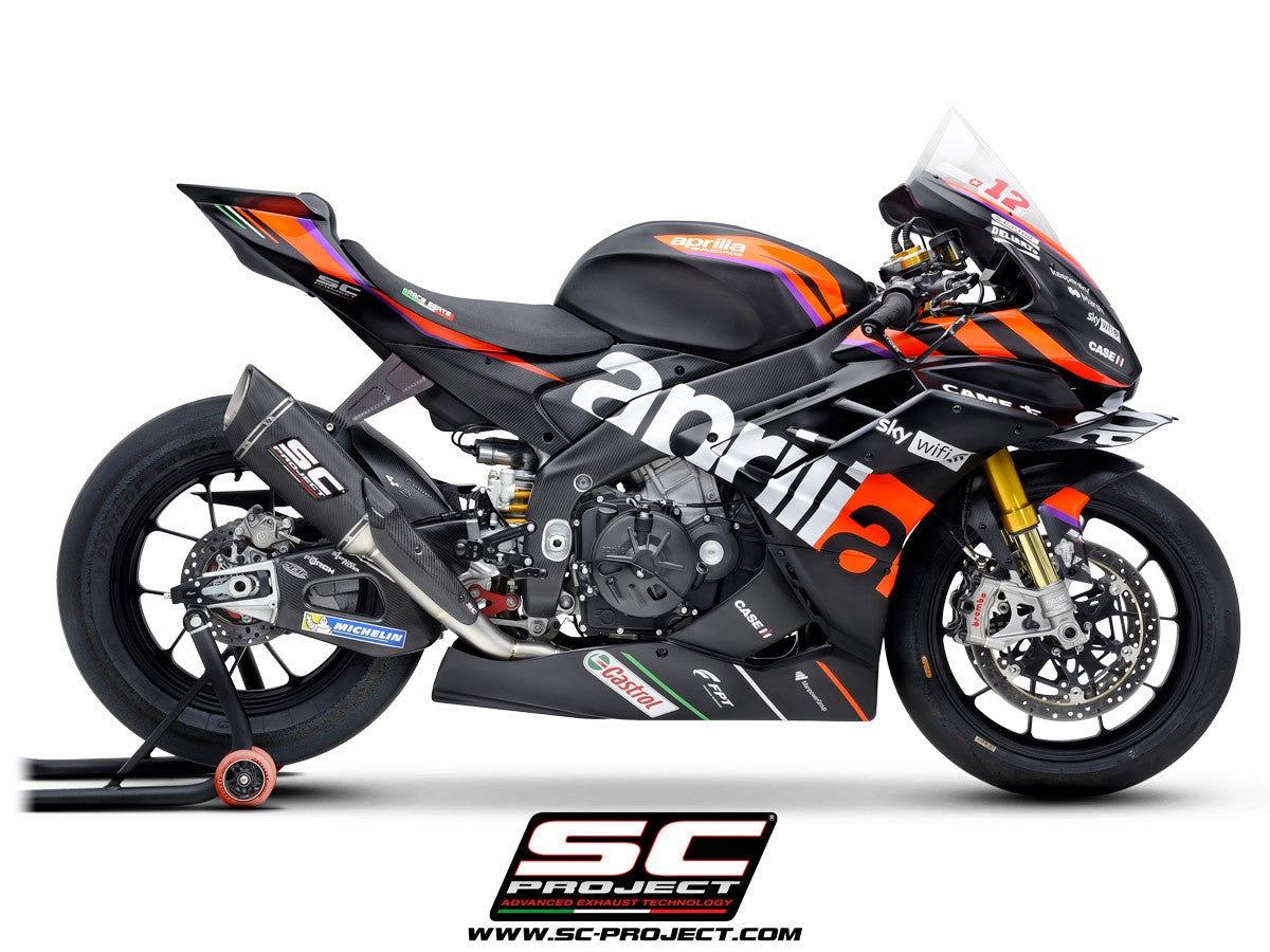 Sistema de escape completo SC-Project Titan SC1-R (250mm) Aprilia RSV4 1100 Factory (21-24) A27A-TC90C 