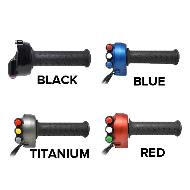 Corpo do acelerador com interruptor de guidão integrado JetPrime Aprilia RS 660 (20-24) JP ACC 660 