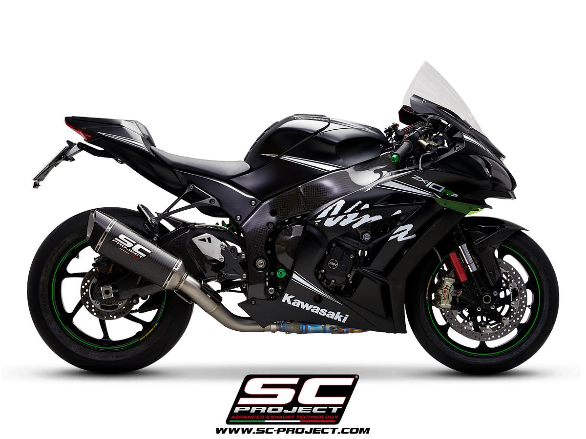 SC-Project Slip-On SC1-R + tubo de substituição KAT para Kawasaki ZX-10 R/RR (16-20) K22A-DET91 