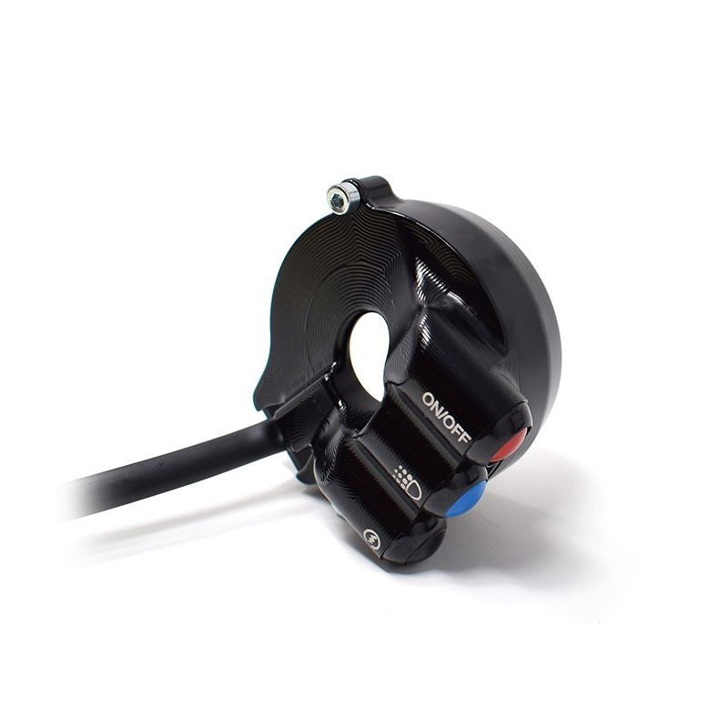 Capa do acelerador com interruptor de guidão integrado JetPrime Aprilia RSV4/RR/1100 Factory (21-26) JP ACC 660 RV 