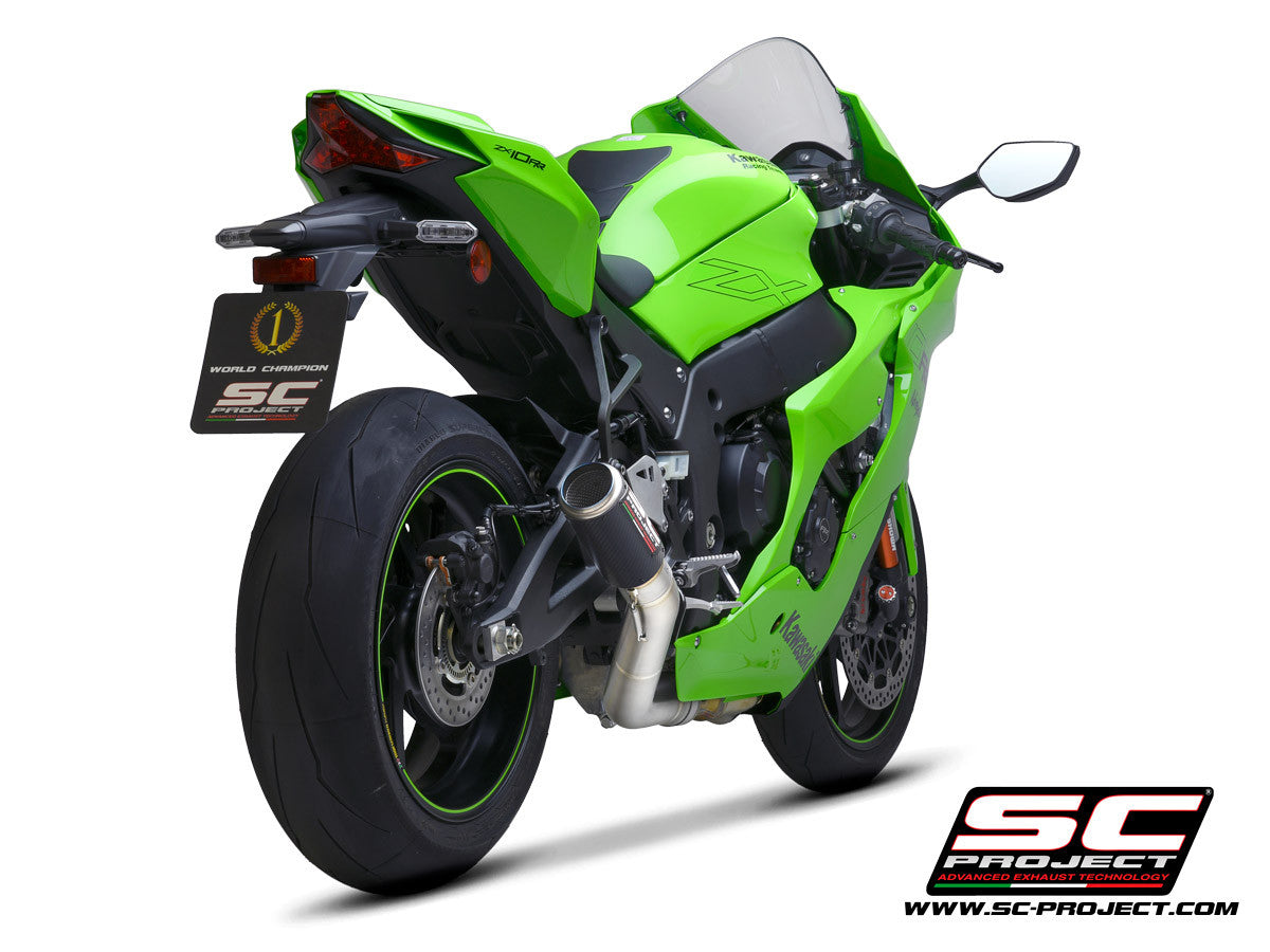 SC-Project Slip-on CR-T + KAWSAP pipe Kawasaki ZX-10 R/RR (21-25) K38A-DET36