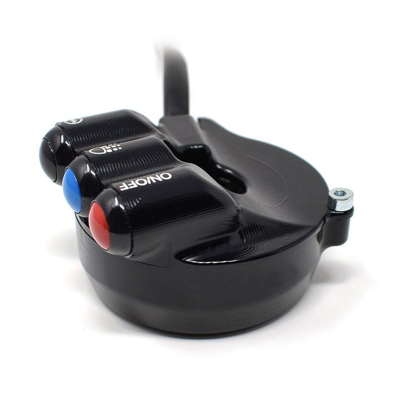 Capa do acelerador com interruptor de guidão integrado JetPrime Aprilia RSV4/RR/1100 Factory (21-26) JP ACC 660 RV 