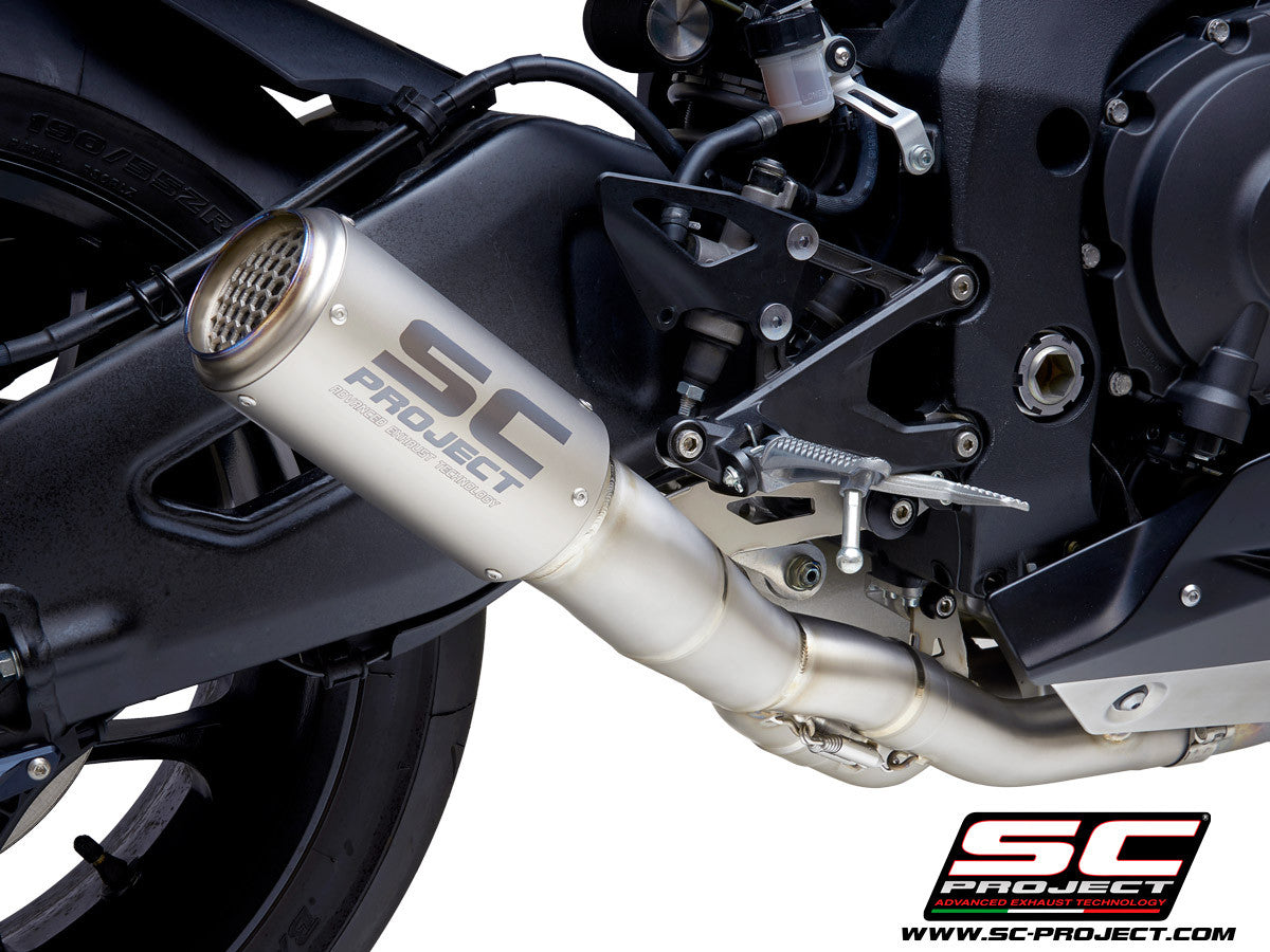 SC-Project Slip-On CR-T + tubo de substituição KAT Yamaha YZF-R1/M RN49 (17-19) Y11B-DET36 