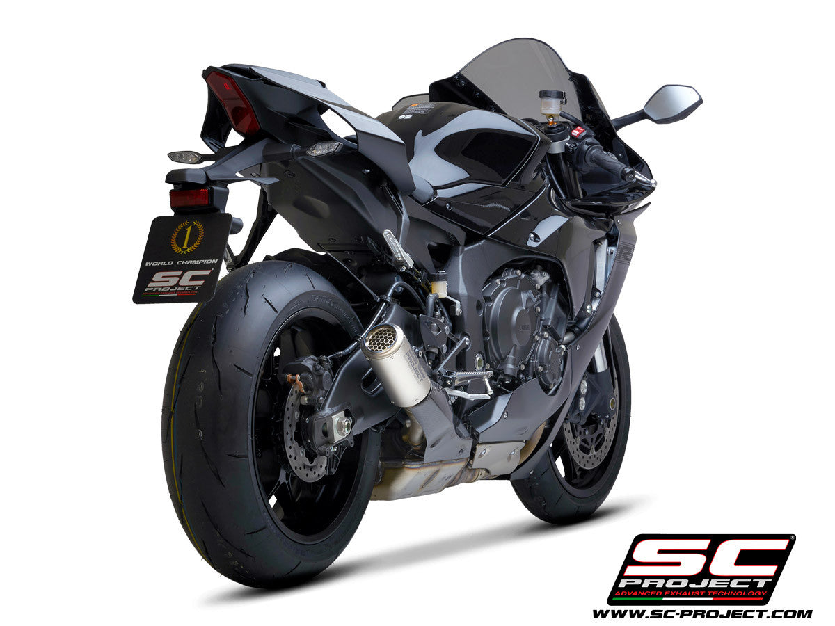 Escapamento SC-Project Slip-On CR-T Yamaha YZF-R1/M RN65 (20-25) Y11C-T36 