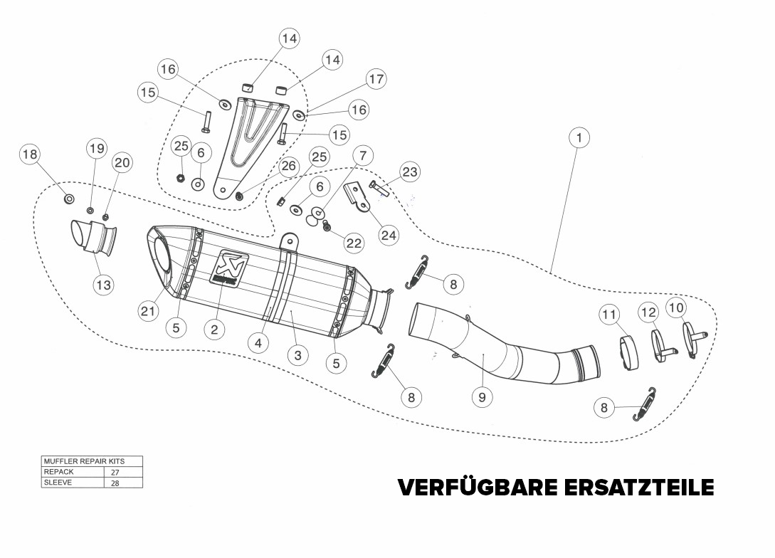 Akrapovic Slip-On Line (Carbon) Aprilia RSV4/1100 Factory/RF/RR (17-20) S-A10SO9-RC 