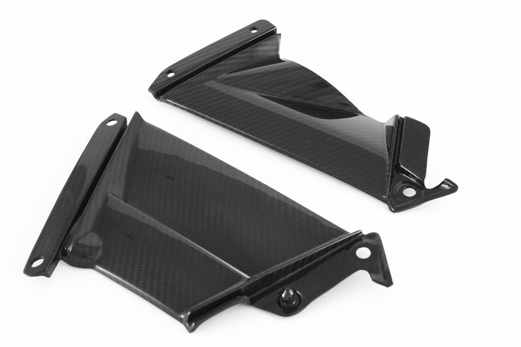 Componentes internos do spoiler traseiro em carbono Fullsix para Aprilia RSV4/1100 Factory/R/RR/RF (09-20) 