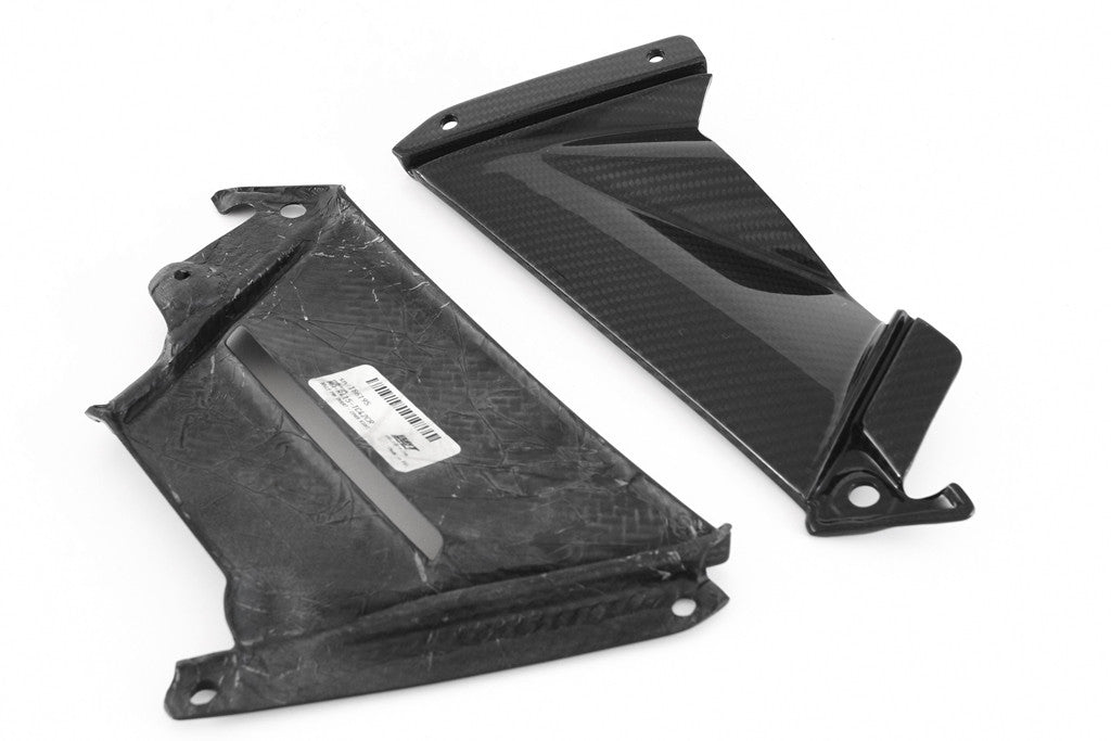 Componentes internos do spoiler traseiro em carbono Fullsix para Aprilia RSV4/1100 Factory/R/RR/RF (09-20) 