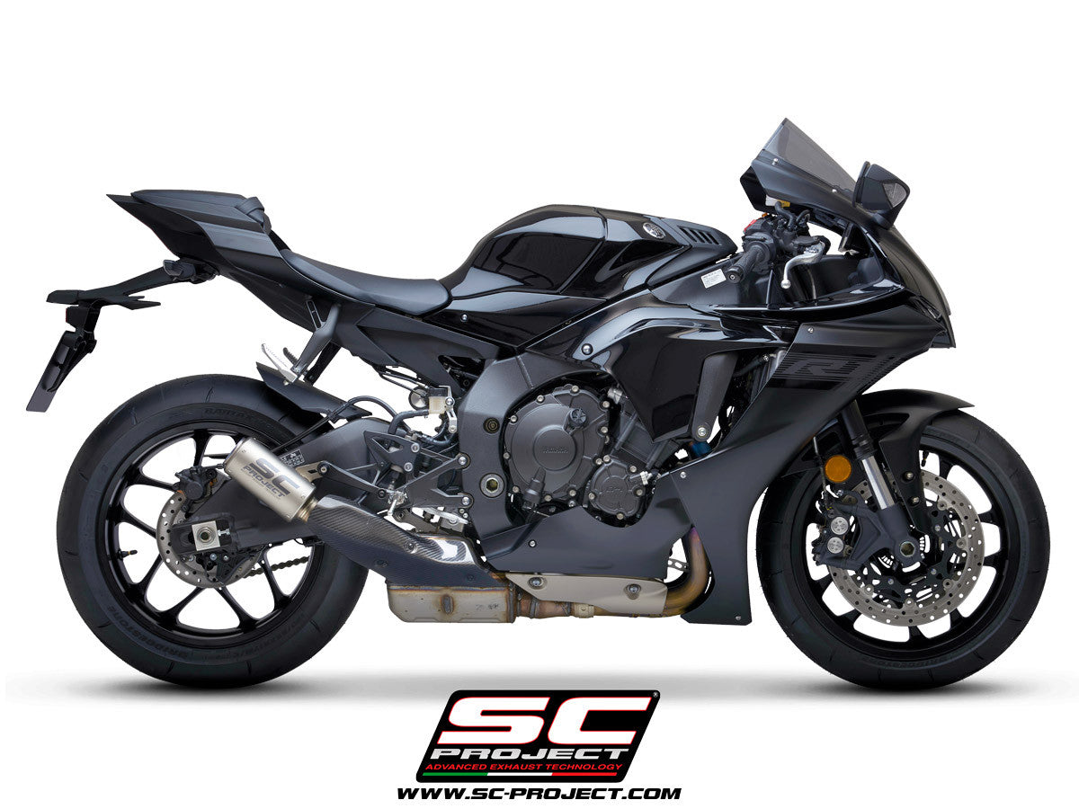 Escapamento SC-Project Slip-On CR-T Yamaha YZF-R1/M RN49 (17-19) Y11B-T36 