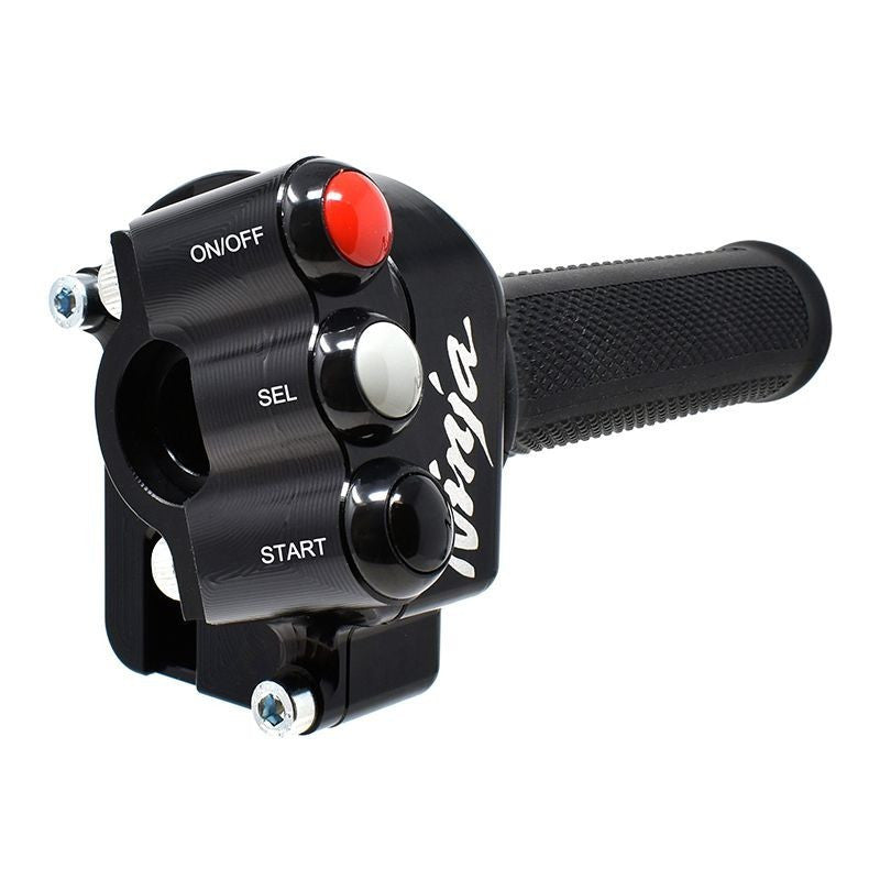 Corpo do acelerador com interruptor de guidão JetPrime Kawasaki ZX-10 R/RR (21-25) JP ACC 054 