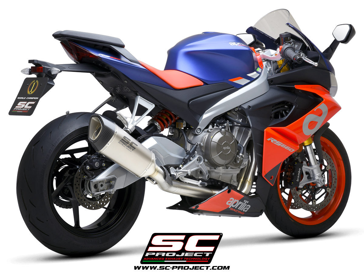 SC-Project stainless steel complete system 2-1 SC1-R Aprilia RS 660 (20-24) A23A-KC90 