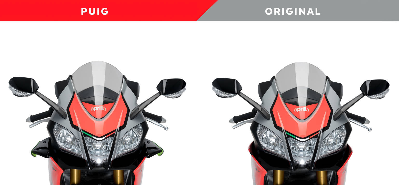 Winglets Spoiler Downforce Aprilia RSV4/RR/RF/1100 Factory (15-20) Puig 2334 