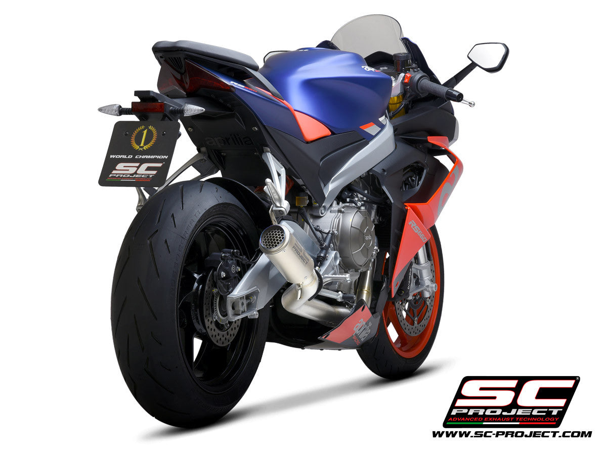 SC-Project stainless steel complete system 2-1 CR-T Aprilia RS 660 (20-24) 