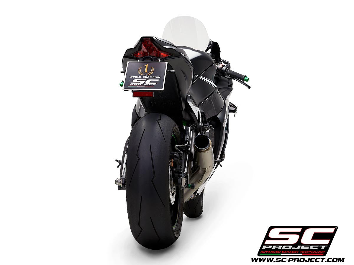 SC-Project Slip-On GP70-R + tubo de substituição KAT para Kawasaki ZX-10 R/RR (16-20) K22A-DET70 