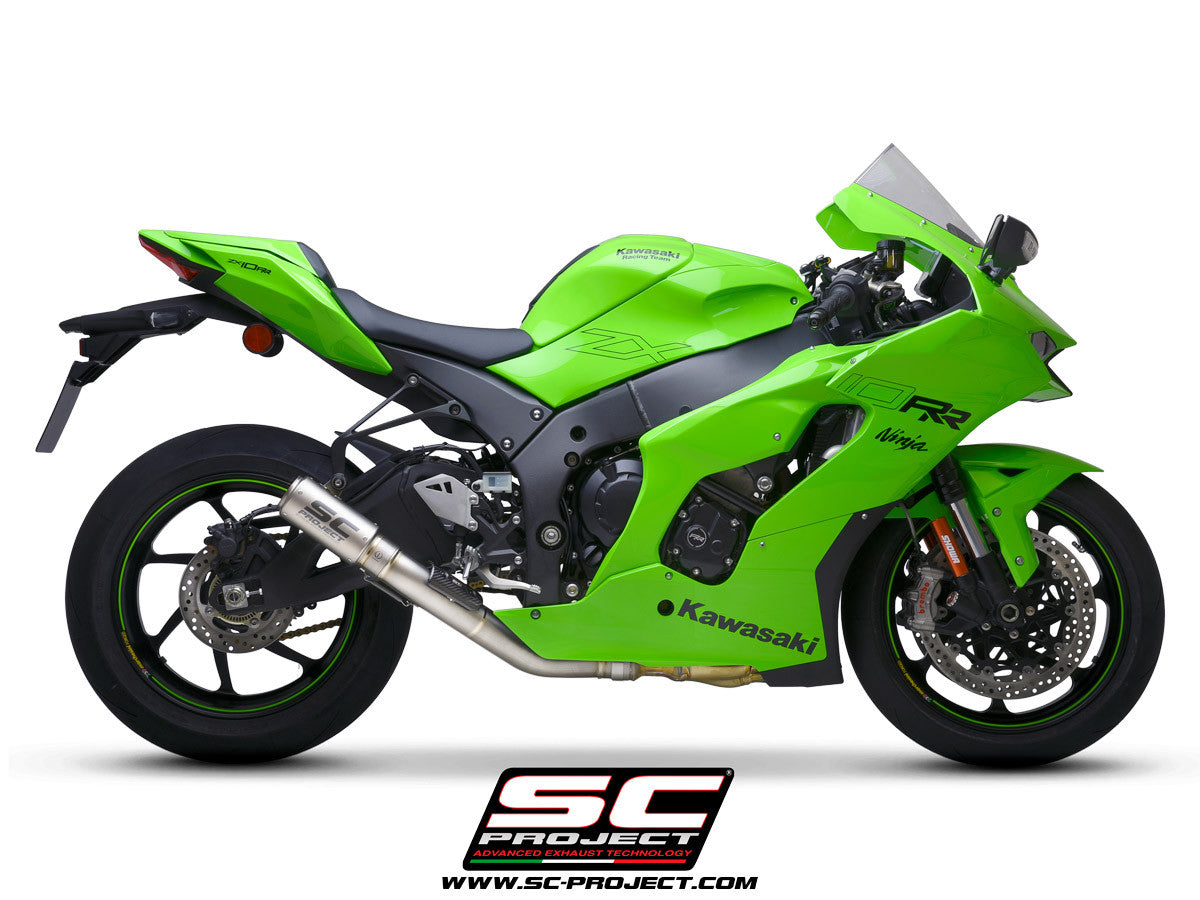 SC-Project Slip-on CR-T + KAWSAP pipe Kawasaki ZX-10 R/RR (21-25) K38A-DET36