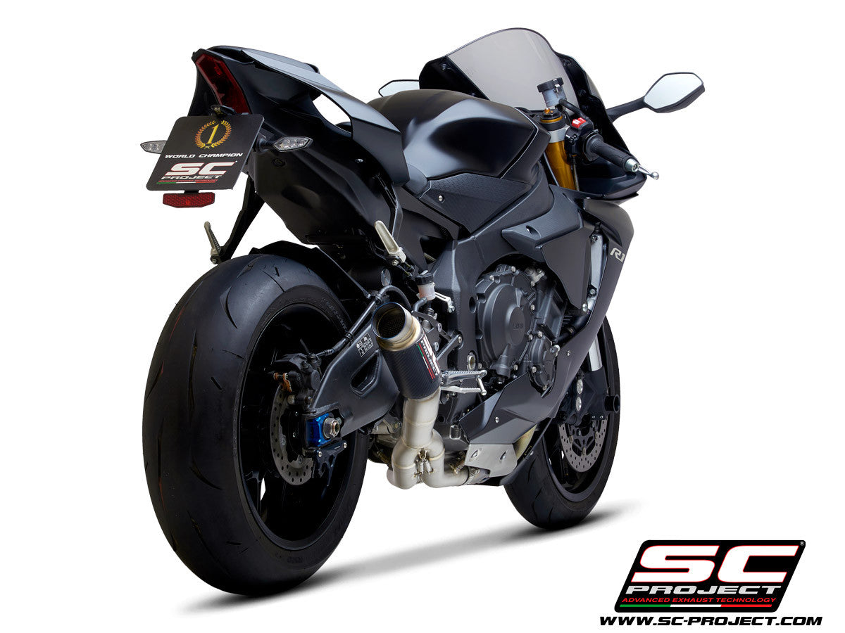 SC-Project Slip-on GP70-R + CAT replacement tube YAMAHA YZF-R1/M RN65 (20-25) Y11c-Det70