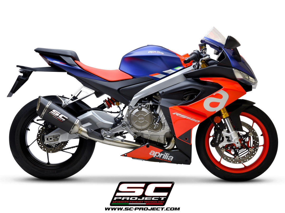 SC-Project stainless steel complete system 2-1 SC1-R Aprilia RS 660 (20-24) A23A-KC90 