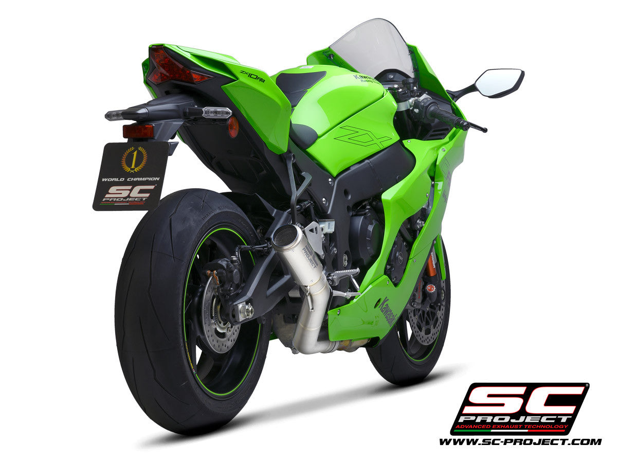 SC-Project Slip-on CR-T + KAWSAP pipe Kawasaki ZX-10 R/RR (21-25) K38A-DET36