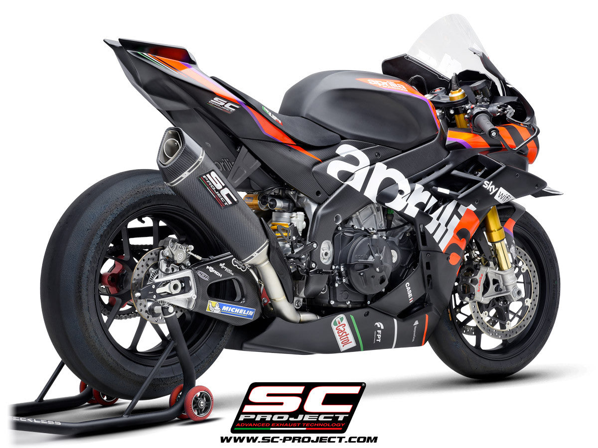 SC-Project Titan complete system SC1-R (350mm) Aprilia RSV4 1100 Factory (21-24) A27A-TC93C 