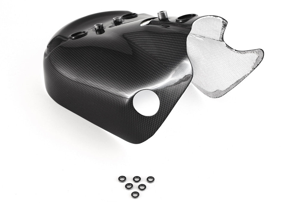 Protetor de calor do coletor Carbon Fullsix Ducati Panigale V2 955 (20-24) 