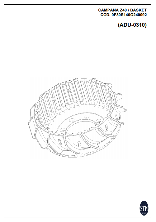 STM EVO GP Embreagem a seco Ducati Panigale 1199/1299 KTT-0500 