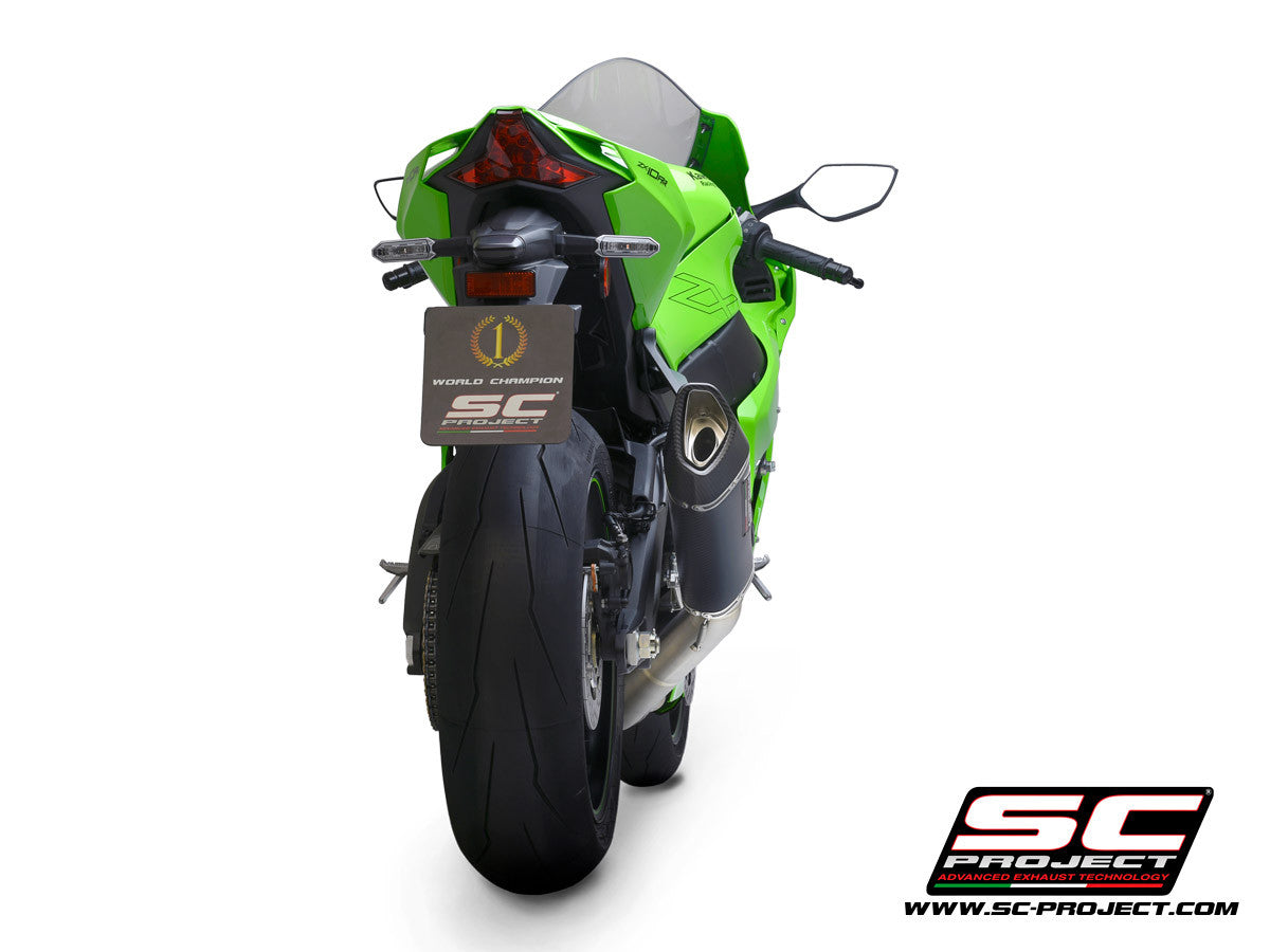SC-Project Slip-on SC1-R + KAWASAKI KAWASAKI ZX-10 R/RR (21-25) K38a-Det91c