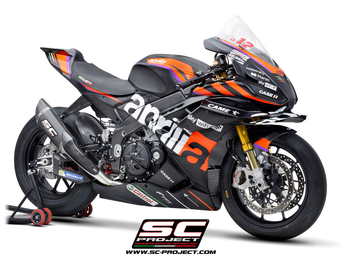 Sistema de escape completo SC-Project Titan SC1-R (250mm) Aprilia RSV4 1100 Factory (21-24) A27A-TC90C 
