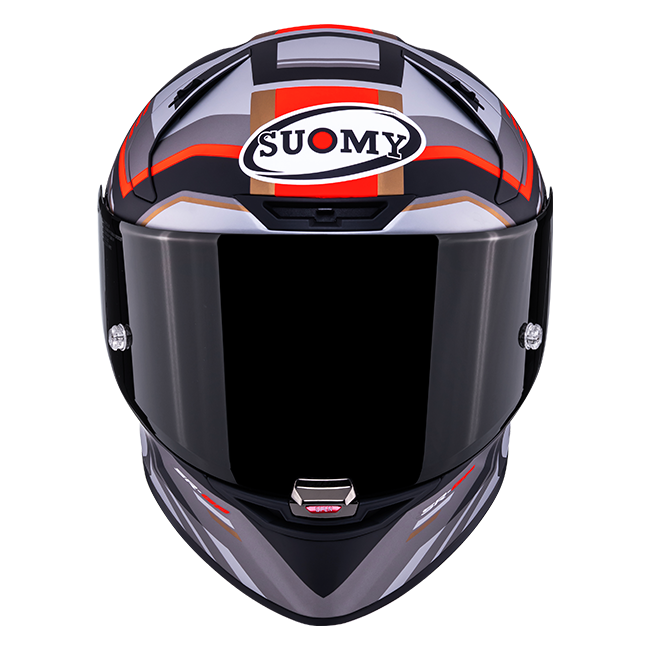 Suomy SR-GP Evo Capacete Infrared Mate Cinza/Vermelho/Preto K6S20025 