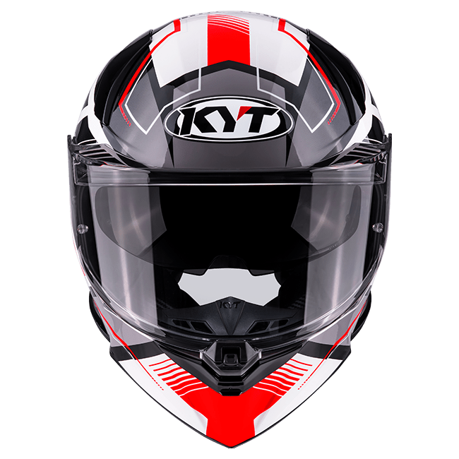 KYT R2R Capacete Parsec Branco/Vermelho Y6R20022 