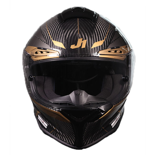 Just1 J-PGR Capacete Impulso Ouro / Carbono Brilhante 6031110995016 
