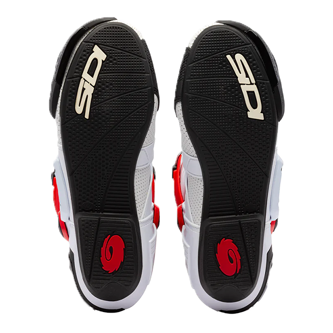 Sidi Rex Air Motorcycle Boots White/Red 391 