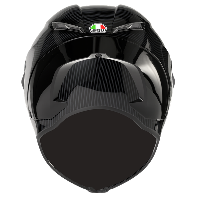 AGV Pista GP RR S Mono Carbon Glossy Integral-Rennhelm, Heckansicht