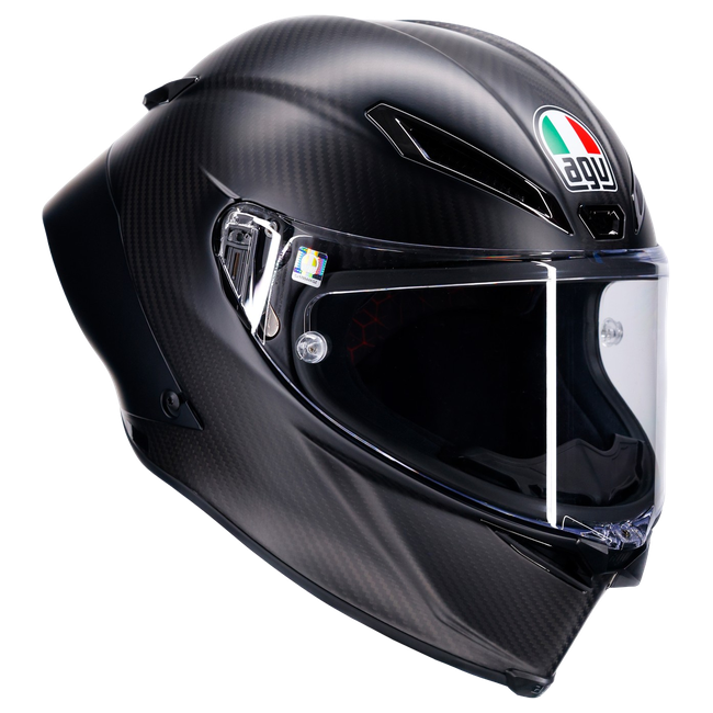 AGV Pista GP RR S Mono Carbon Matt Integral-Rennhelm, Dreiviertelansicht von vorn