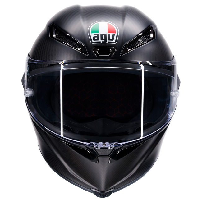 AGV Pista GP RR S Mono Carbon Matt Integral-Rennhelm, Frontansicht