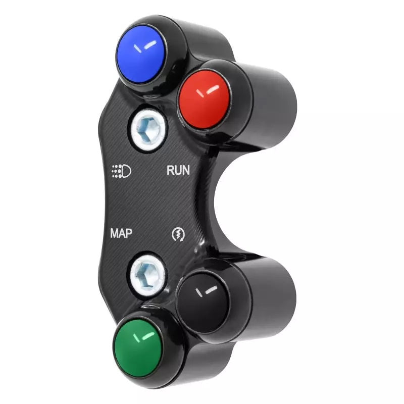 Interruptor do guiador direito JetPrime Aprilia RSV4/RR/1100 Factory (21-26) JP PLD 660 