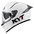 KYT R2R Capacete Liso Branco Y6R200W3 