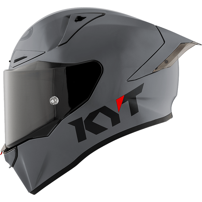 KYT R1R Capacete de Corrida Liso cinza Y6R100W1 