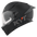 Capacete KYT R2R Plain preto mate Y6R200X6 