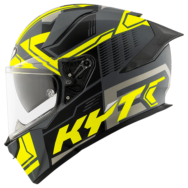 KYT R2R Capacete Octane Mate Amarelo Y6R20015 