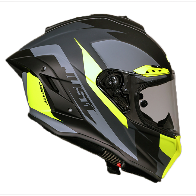 Capacete Just1 J-PGRF Arrow Neongelo / Cinza Fosco 6130320294005 