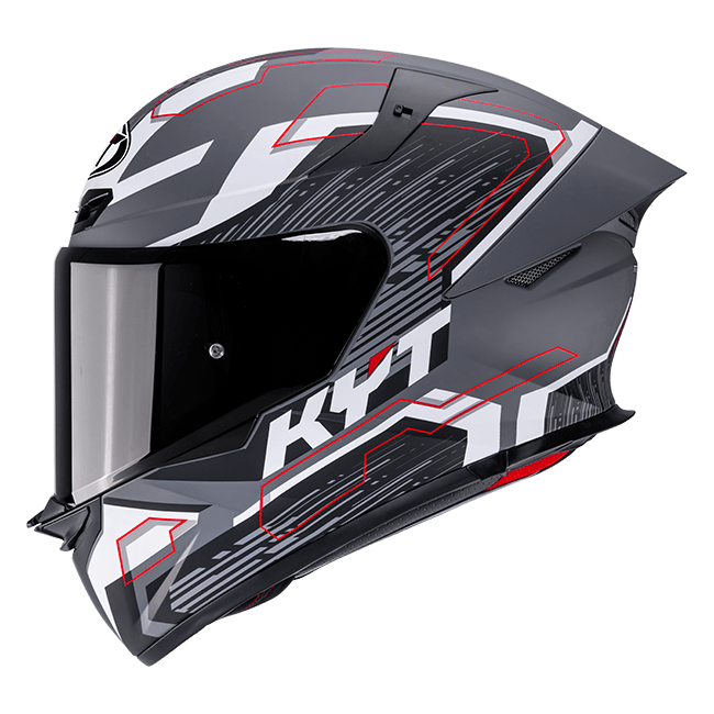 KYT TT-Revo Capacete Speeding Matt Cinza Y6TR0052 