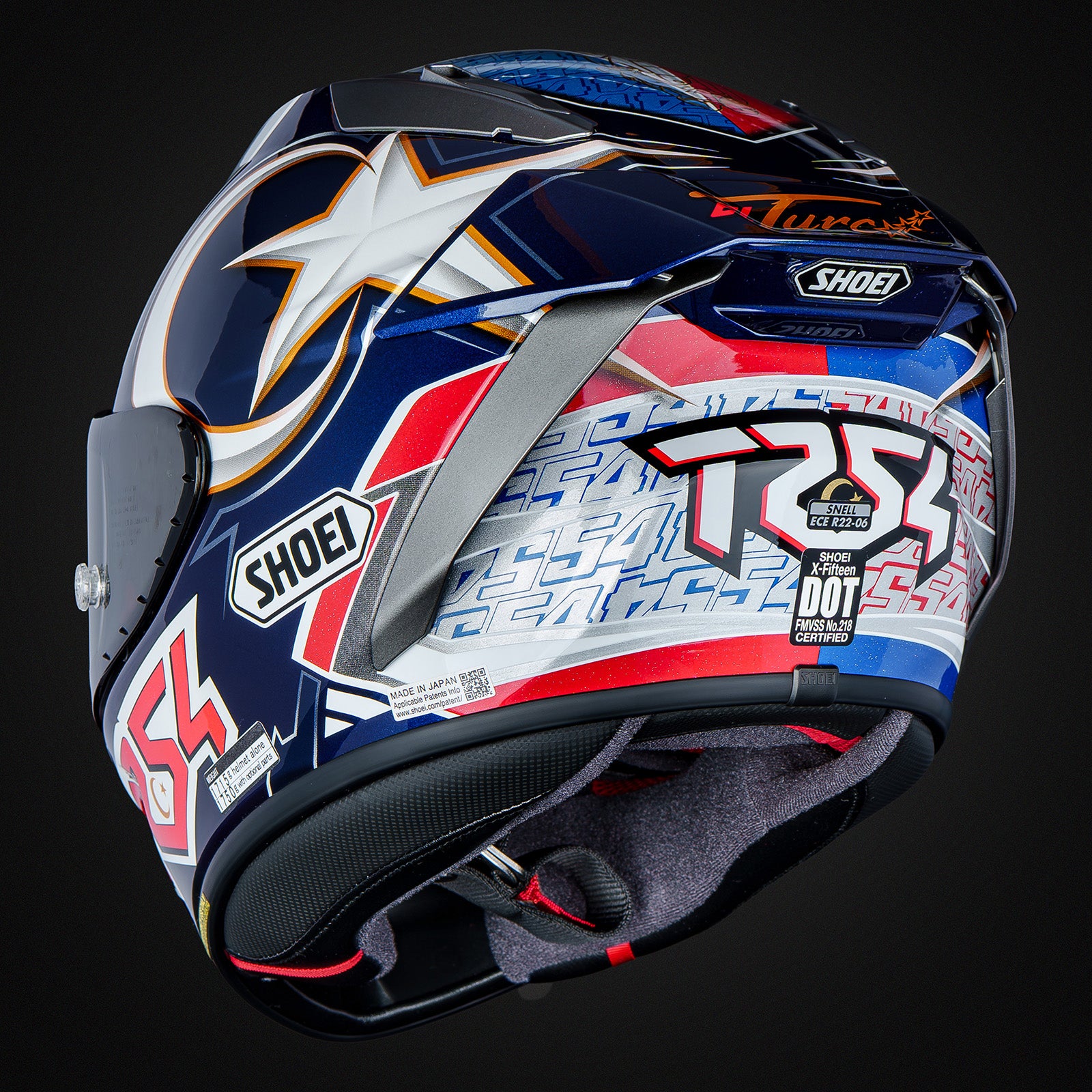 Shoei X-SPR PRO helmet Toprak Razgatlıoğlu Replica 2025 