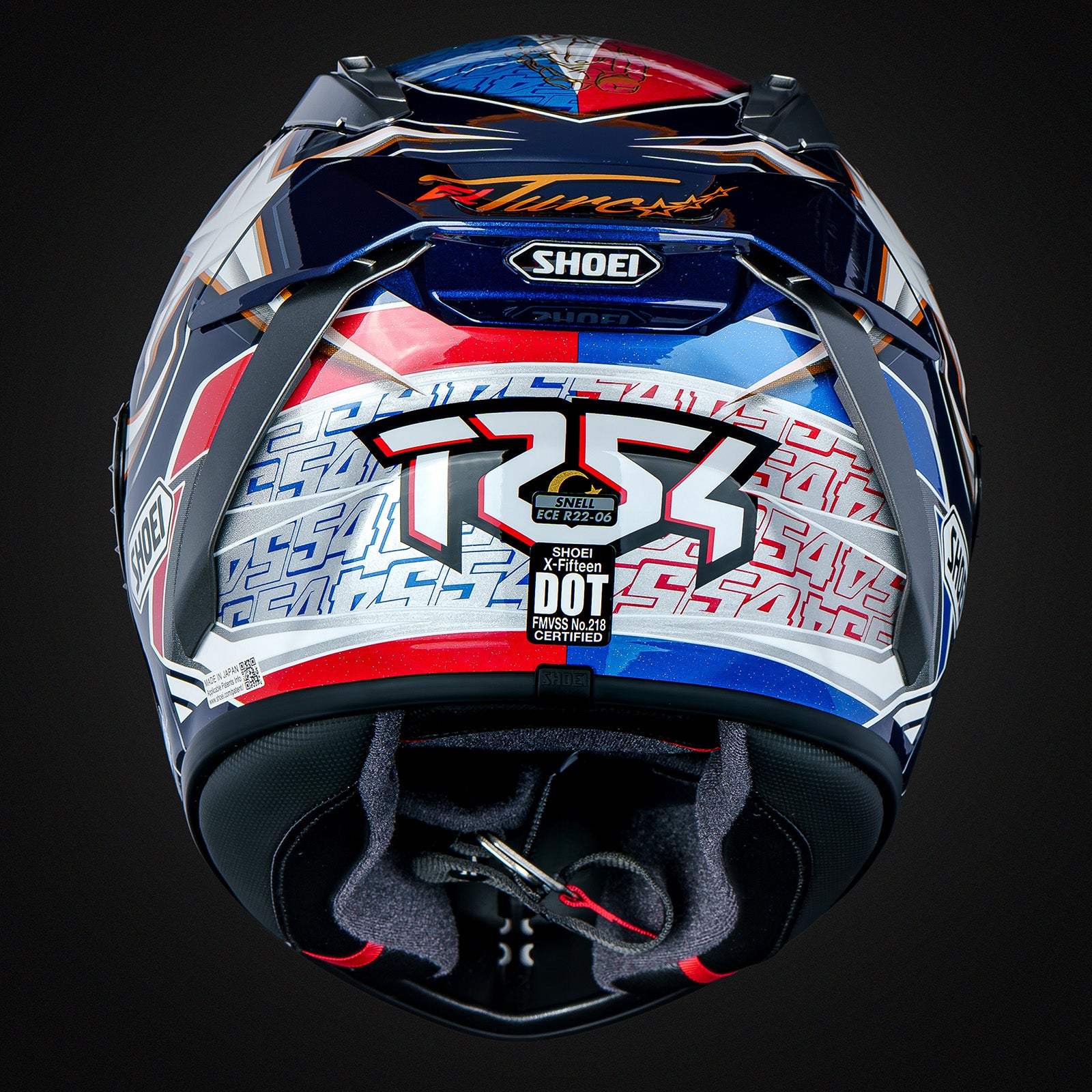 Shoei X-SPR PRO helmet Toprak Razgatlıoğlu Replica 2025 