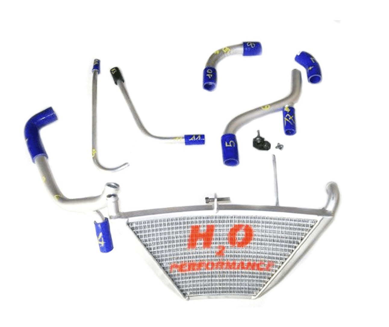 Kit de radiador adicional H2O Performance Kawasaki ZX-10 R/RR (11-20) 